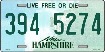 NH license plate 3945274