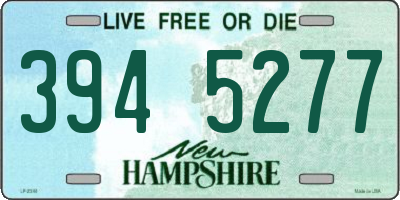 NH license plate 3945277