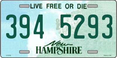 NH license plate 3945293