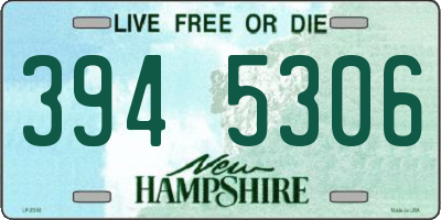 NH license plate 3945306