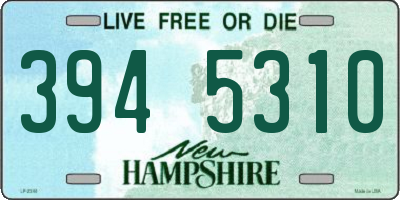 NH license plate 3945310