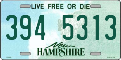 NH license plate 3945313