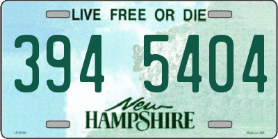 NH license plate 3945404