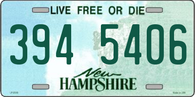 NH license plate 3945406