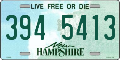 NH license plate 3945413
