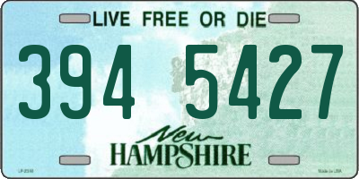 NH license plate 3945427