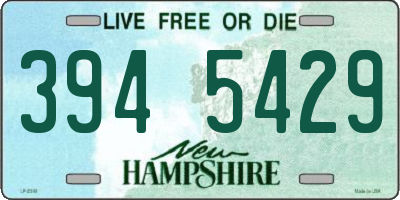 NH license plate 3945429