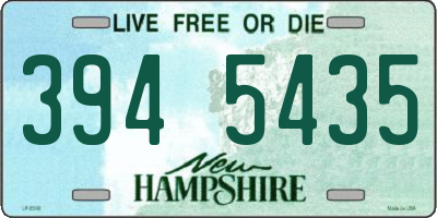 NH license plate 3945435