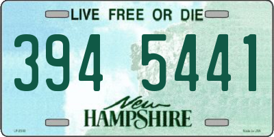 NH license plate 3945441