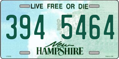 NH license plate 3945464