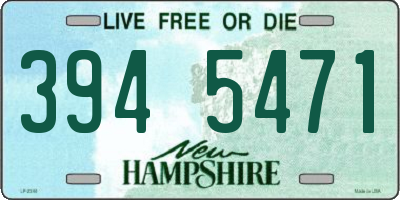 NH license plate 3945471