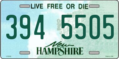 NH license plate 3945505