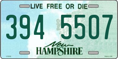 NH license plate 3945507