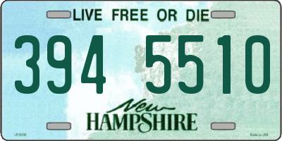 NH license plate 3945510