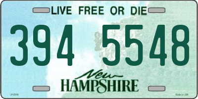 NH license plate 3945548
