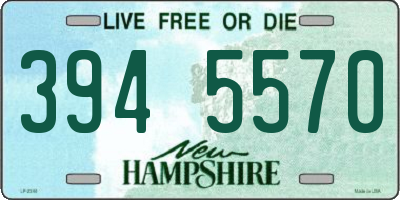 NH license plate 3945570