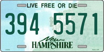 NH license plate 3945571