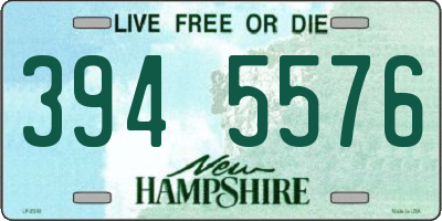 NH license plate 3945576