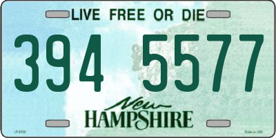 NH license plate 3945577