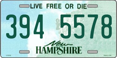NH license plate 3945578