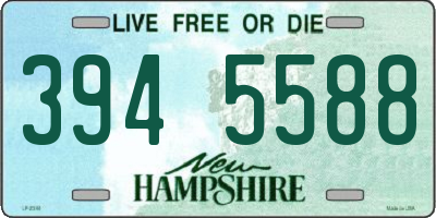 NH license plate 3945588
