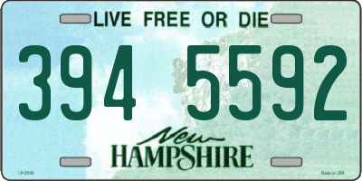 NH license plate 3945592