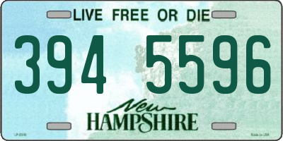 NH license plate 3945596
