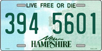 NH license plate 3945601