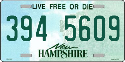 NH license plate 3945609