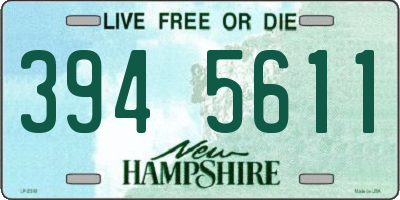 NH license plate 3945611