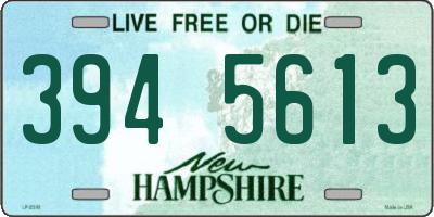 NH license plate 3945613