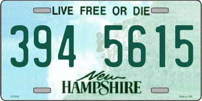NH license plate 3945615