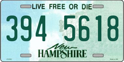 NH license plate 3945618
