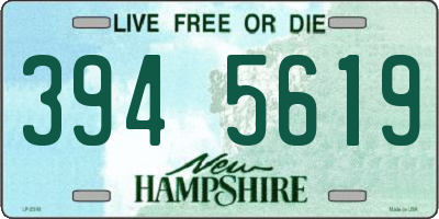 NH license plate 3945619