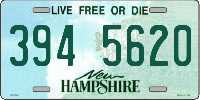 NH license plate 3945620