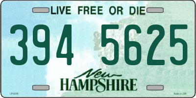 NH license plate 3945625