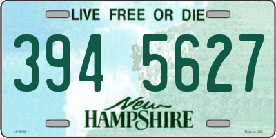NH license plate 3945627