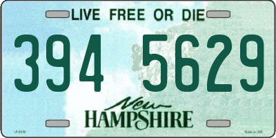NH license plate 3945629