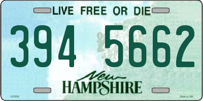 NH license plate 3945662