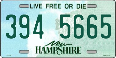 NH license plate 3945665