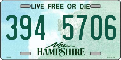 NH license plate 3945706