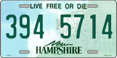 NH license plate 3945714