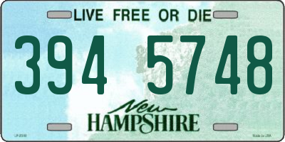 NH license plate 3945748