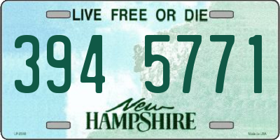 NH license plate 3945771