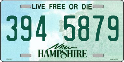 NH license plate 3945879