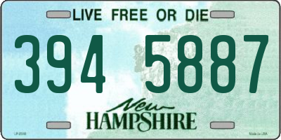NH license plate 3945887