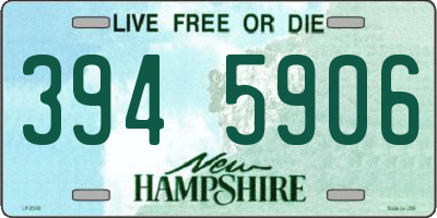 NH license plate 3945906