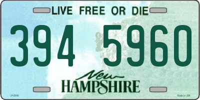 NH license plate 3945960