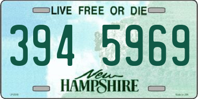 NH license plate 3945969