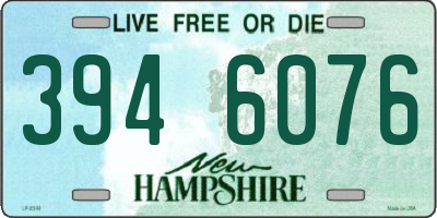 NH license plate 3946076